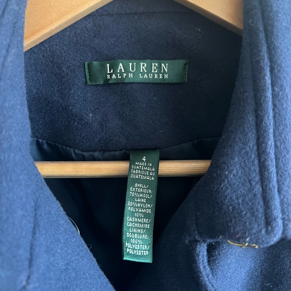 Ralph Lauren Admiral Blue Women’s Coat - Picture 3 of 5